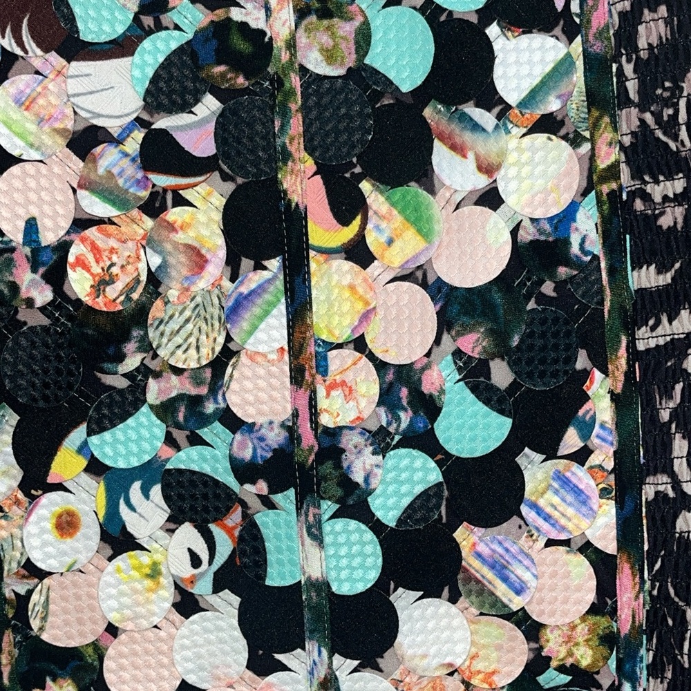 Byron Lars Multicolor Patterned Midi Dress - Picture 12 of 14